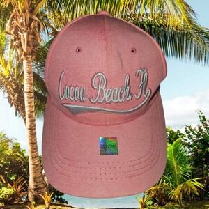 Cocoa Beach‎ Baseball Hat Size One Size Fits All - Pink NEW (2889)